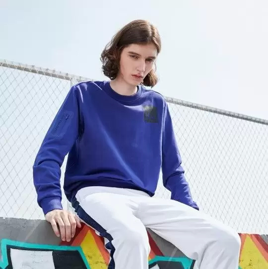 Свитшот KELME Men's Round Neck Sweater Blue
