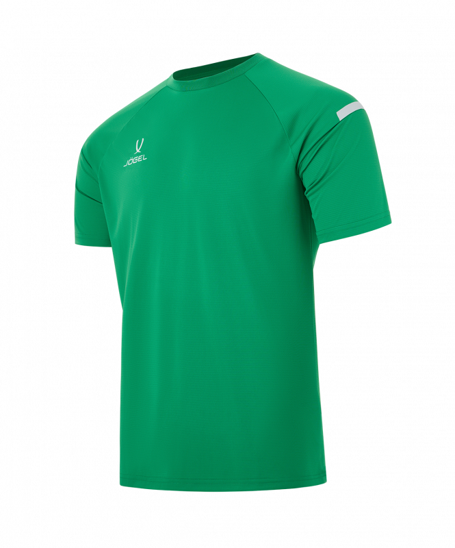 Футболка тренировочная JOGEL CAMP 2 Training Poly Tee, зеленый/белый, размер L