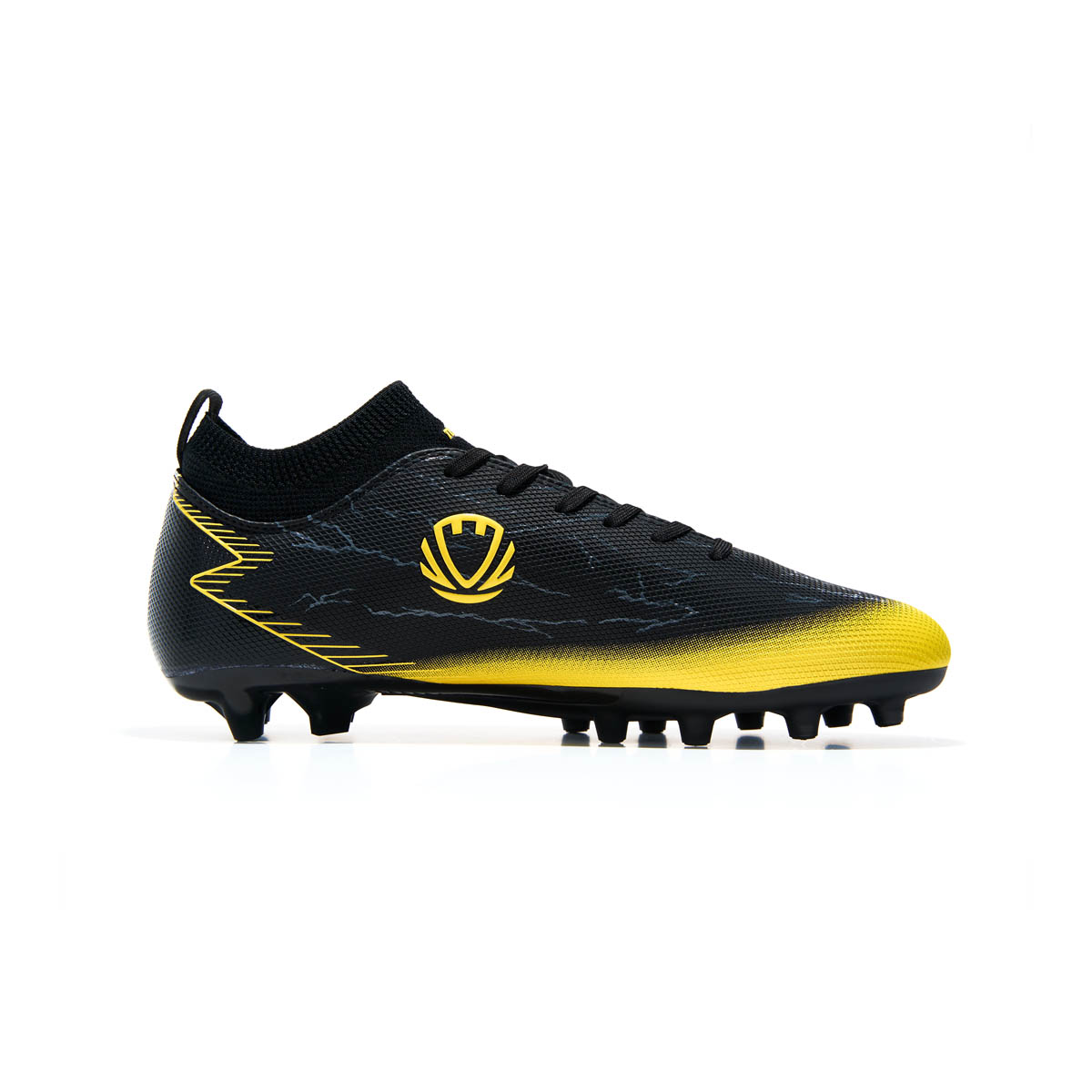 Бутсы футбольные TORRES GARRA, TS35824180-44, р.44, с носком, ПУ, текстиль, черный