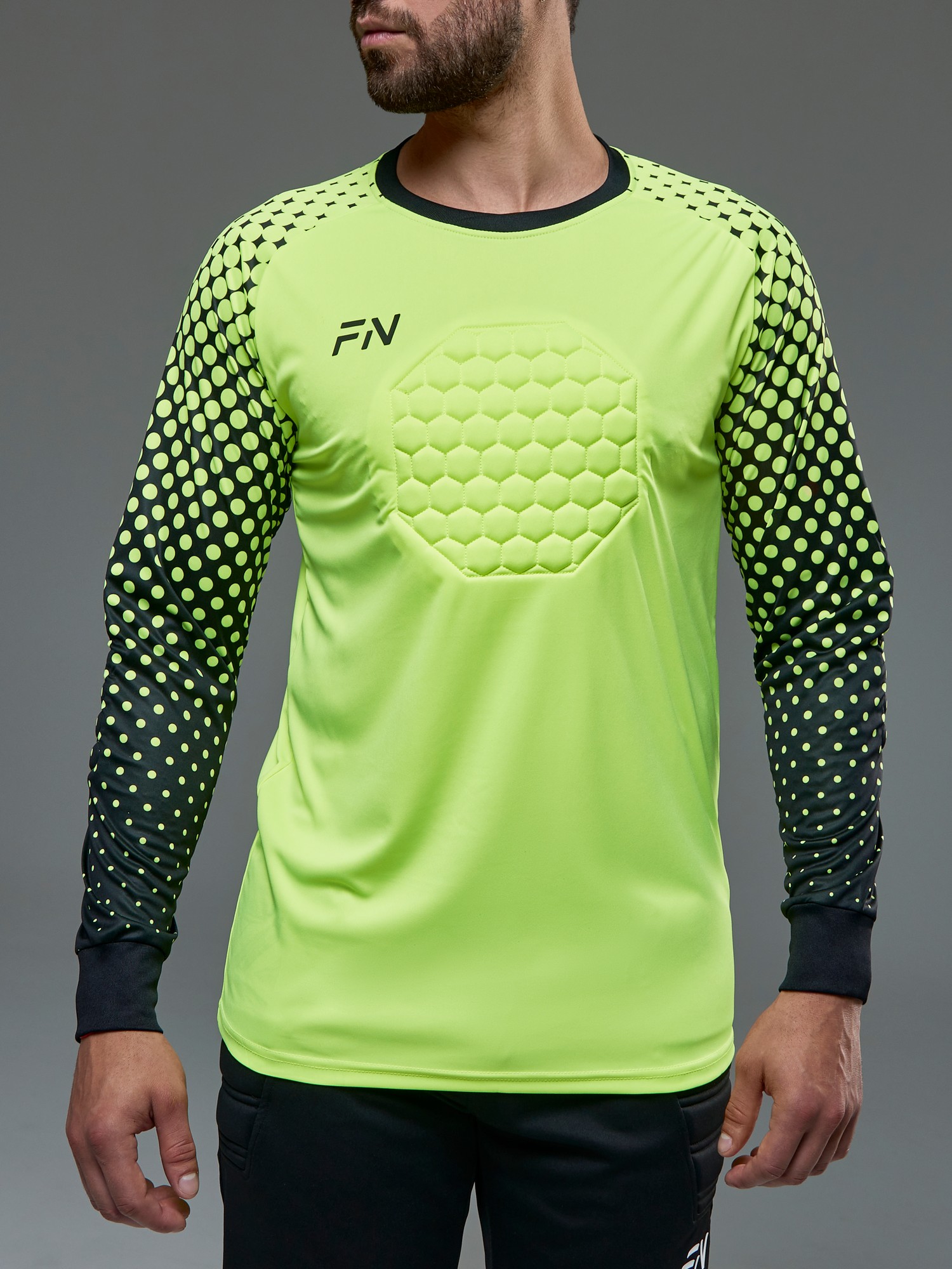 Вратарский лонгслив FN Longsleev (Light Green/Black)