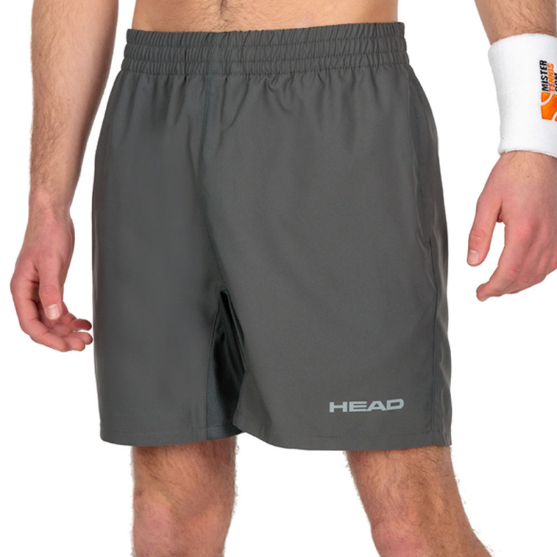 Шорты тренир. муж. HEAD Club Shorts M 811379-AN-L, р.L, 100% полиэстер, серый