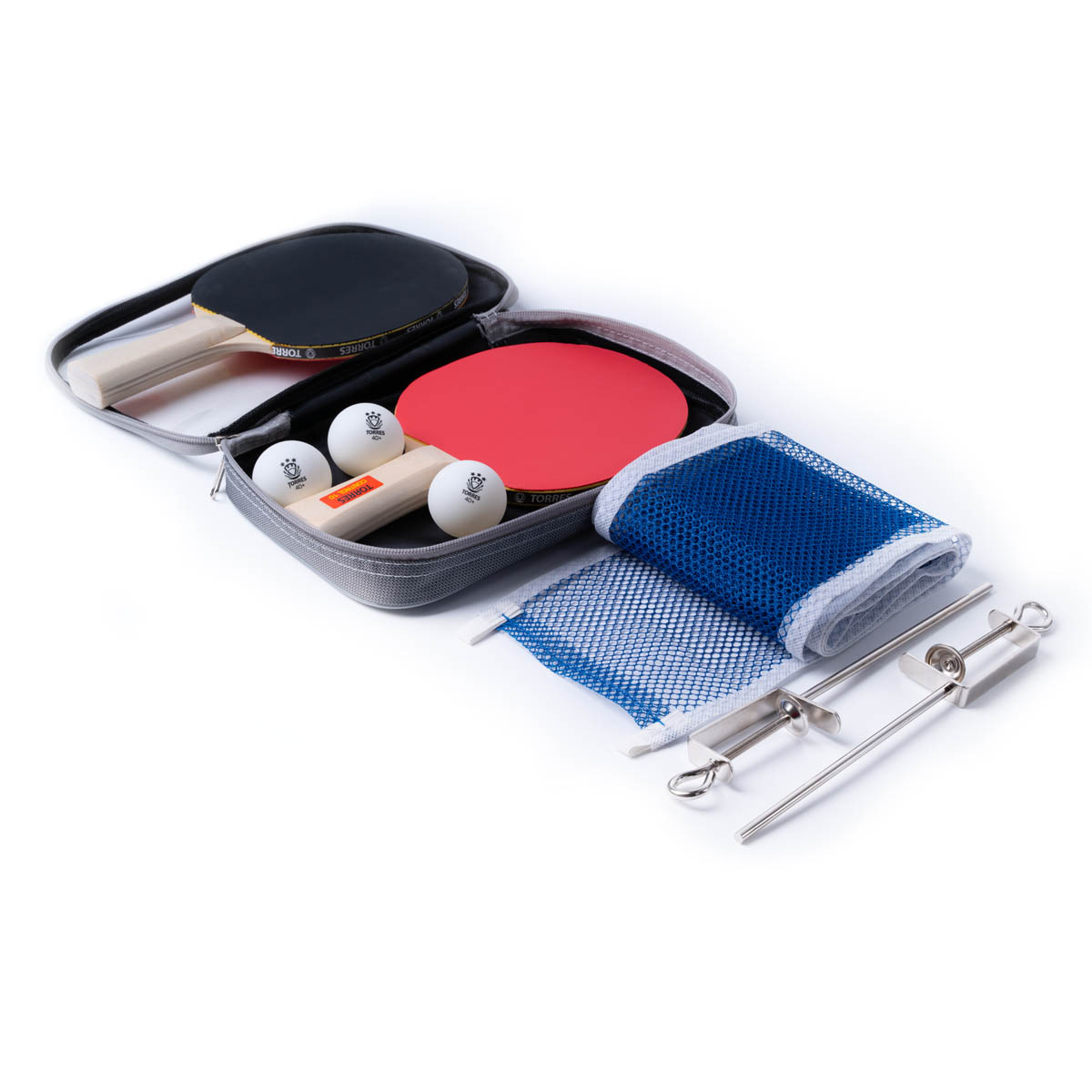 Набор для н/т TORRES Control 10, TT0010, 2 ракет. и 3 мяч.,сетка, накл.1,5 мм, кон. руч.+сумка-чехол