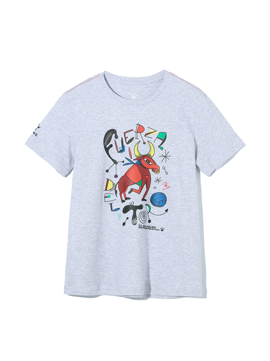 Детская футболка KELME Boys Short Sleeve T-Shirt Grey