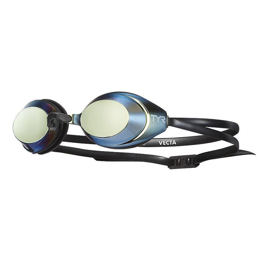 Очки для плав. TYR Vecta Racing Mirrored, LGVECM-751, FINA, ЗЕРКАЛЬНЫЕ линзы, черн. опр.