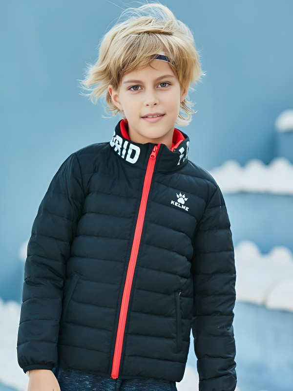 Детский пуховик KELME Boy's Light Down Jacket Black