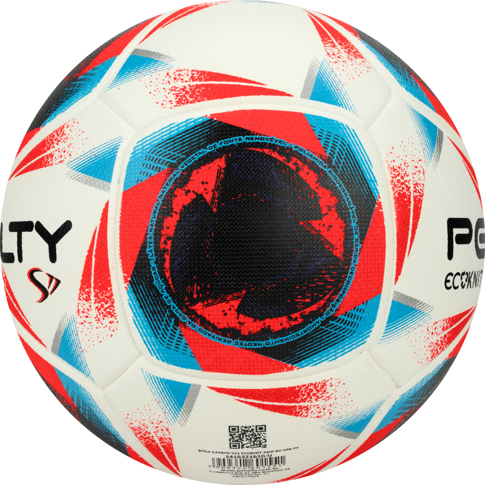 Мяч футб. PENALTY BOLA CAMPO S11 ECOKNIT XXIII, 5416321610-U, р.5, FIFA Pro, PU, тер.,бел-кр-син