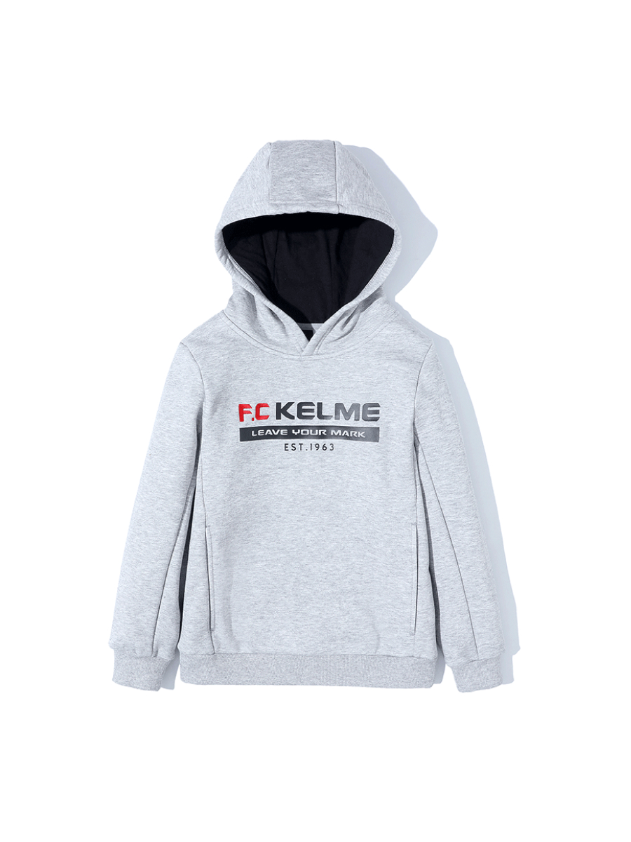Детское худи KELME Boy's Hooded Sweatshirt Grey