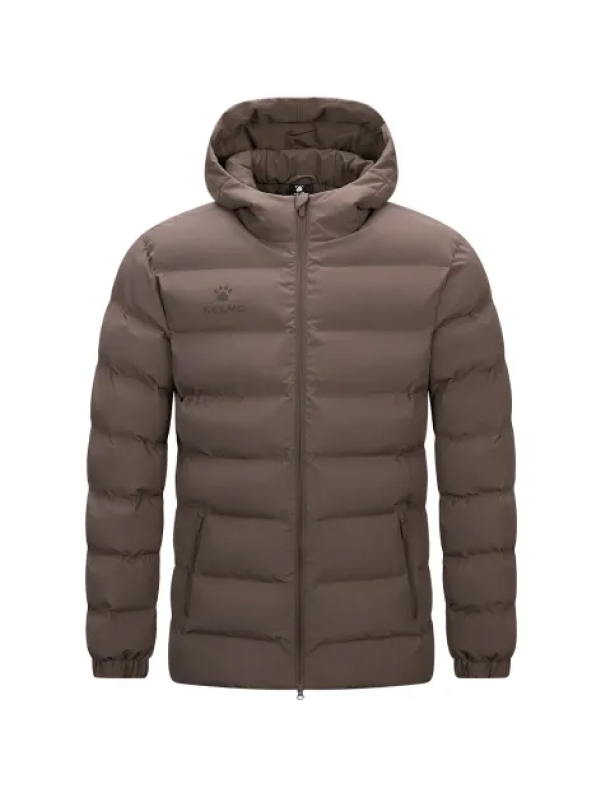 Пуховик KELME Hooded Short Cotton Jacket Brown