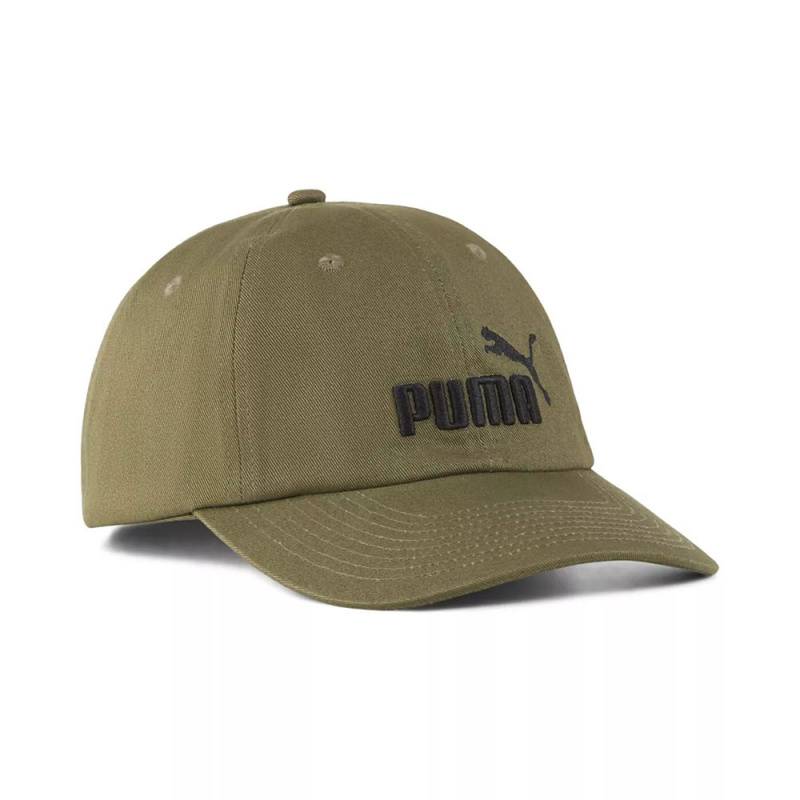 Бейсболка спорт. PUMA ESS No.1 BB 02599904, 100% хлопок, хаки
