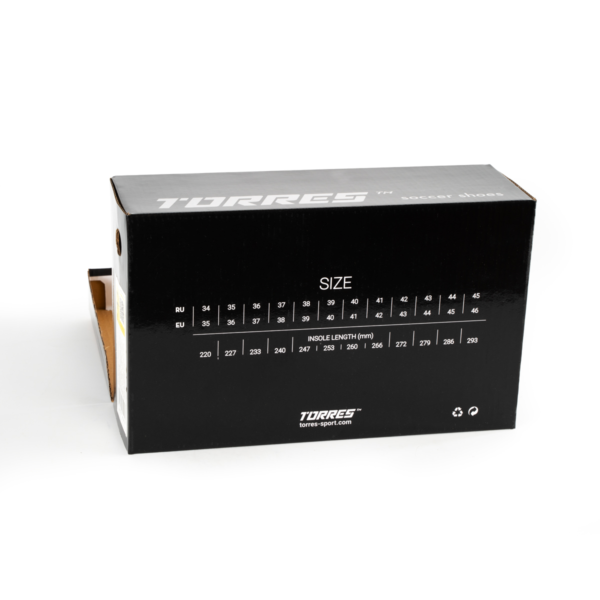 Бутсы футб.(многошиповки) TORRES NEO-J подр. TS234239-146-37,р.37,с носком,резина,ПУ,текст,чёрн-оран