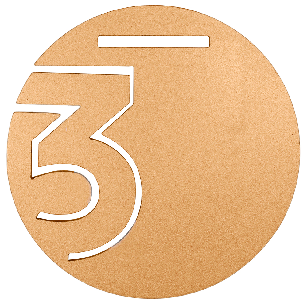 Заготовка медали MZP 806-80/BM под сублимацию (D-80мм, s-2 мм)