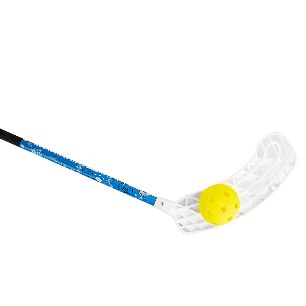 Клюшка для флорбола RealStick KIDSCAMP, MR-KF-KC65L, 65см, +мяч, левый крюк, композит, чер-син