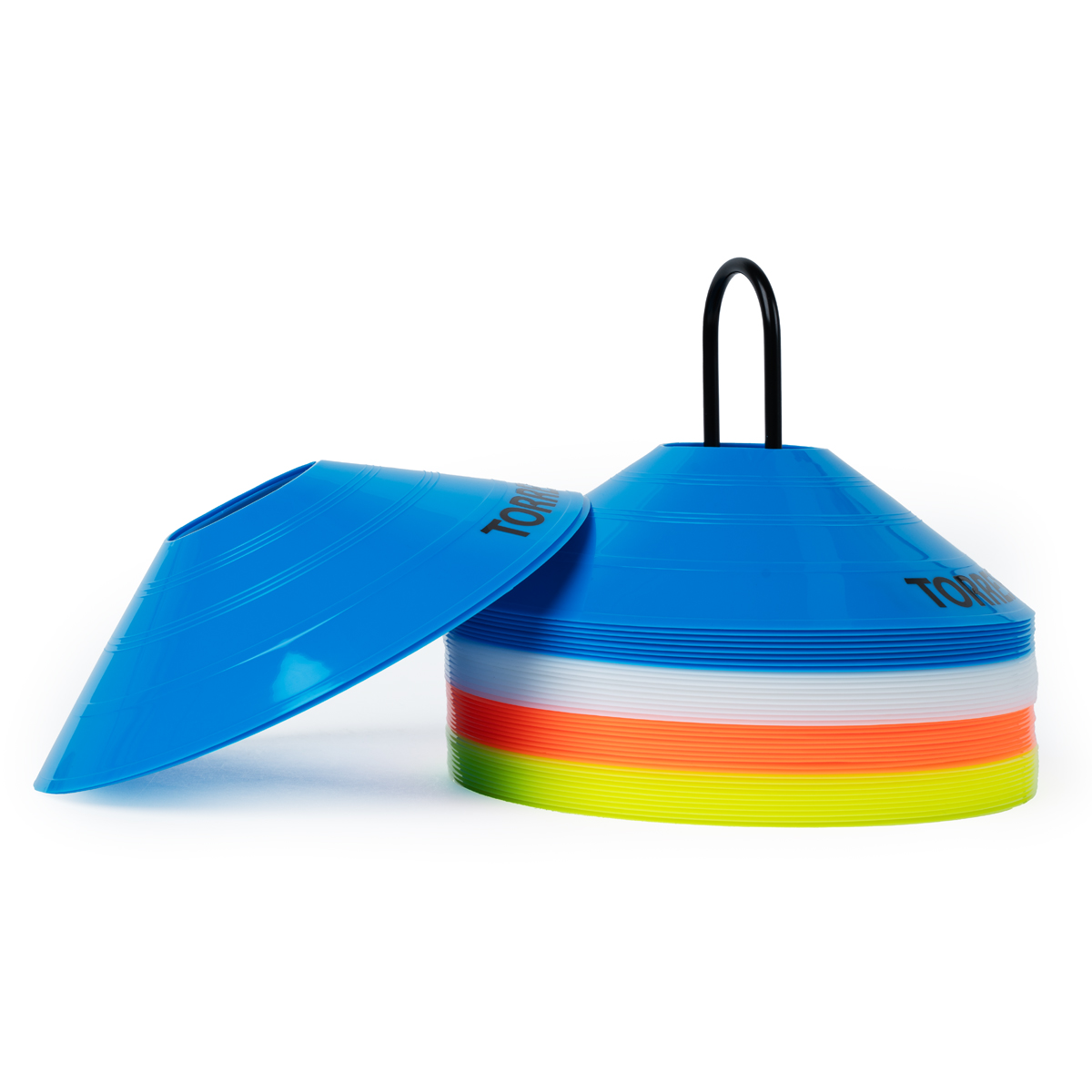 Фишки для разметки поля TORRES, TR1006, усеч. конусы, пластик, комп. из 40 шт, 4 цвета