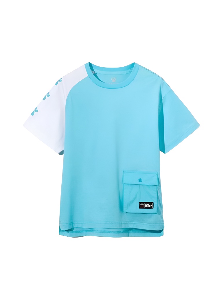 Детская футболка KELME Short Sleeve T-Shirt Kid Light Blue