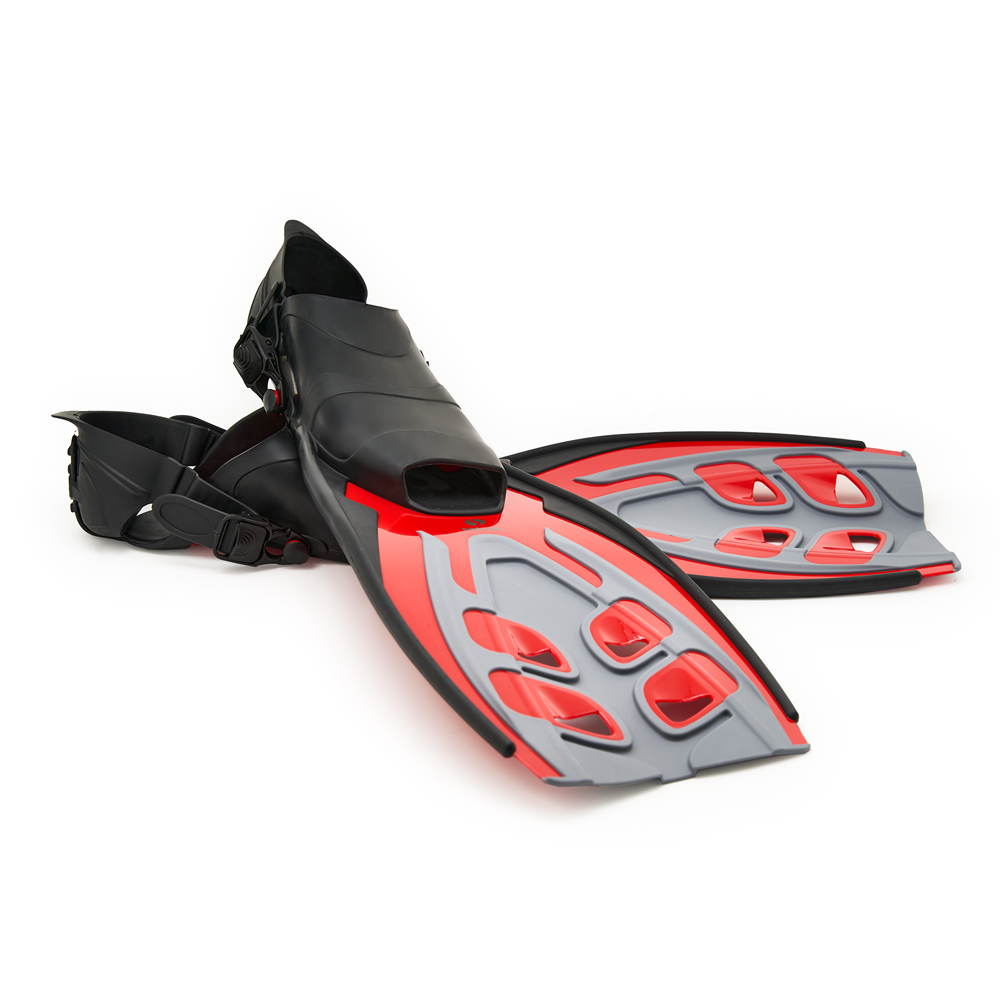 Ласты для плав. Salvas Tonic Dive, BA190LXR1STS,TPR и Technoflex, р. L/XL, красный