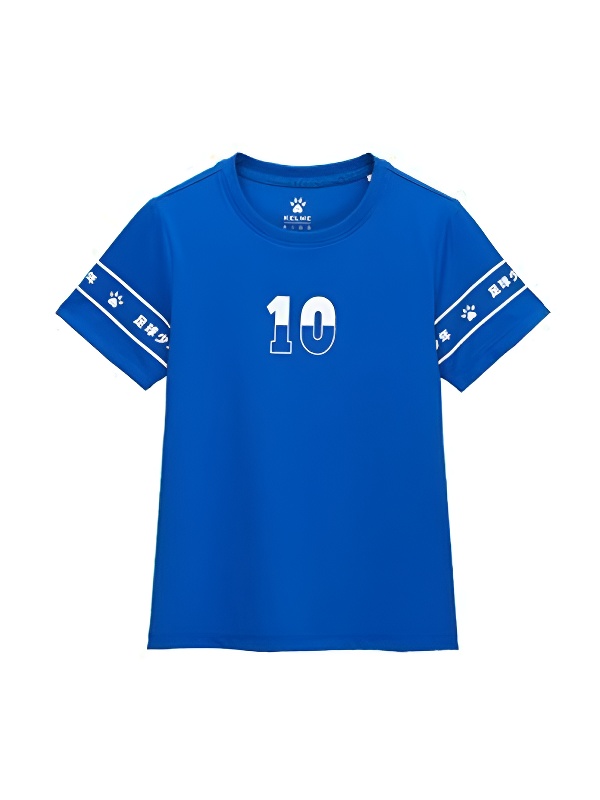 Детская футболка KELME Short Sleeve T-Shirt Kid Blue