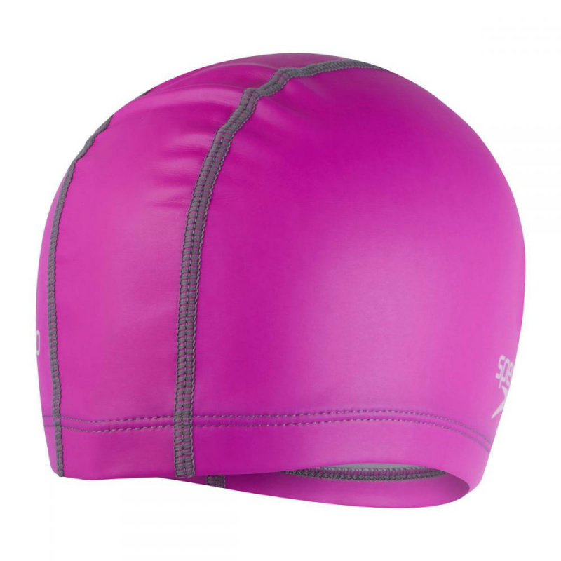 Шапочка для плав. SPEEDO Long Hair Pace Cap, 8-12806A791, РОЗОВЫЙ, нейлон, лайкра, ПУ
