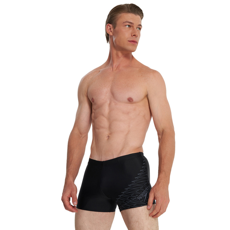 Плавки SPEEDO Eco Medley Logo Swim boxer, 8-1135400334, р.38 (рос.54), нейлон, эластан, черный