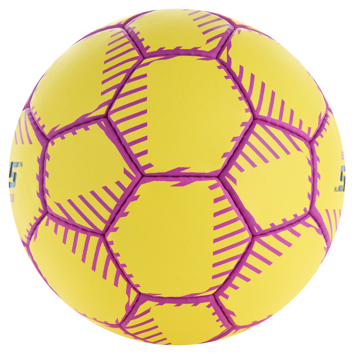 Мяч ганд. TORRES Club, H32433, р.3, ПУ, 5 подкл. слоев, руч. сшивка, желтый