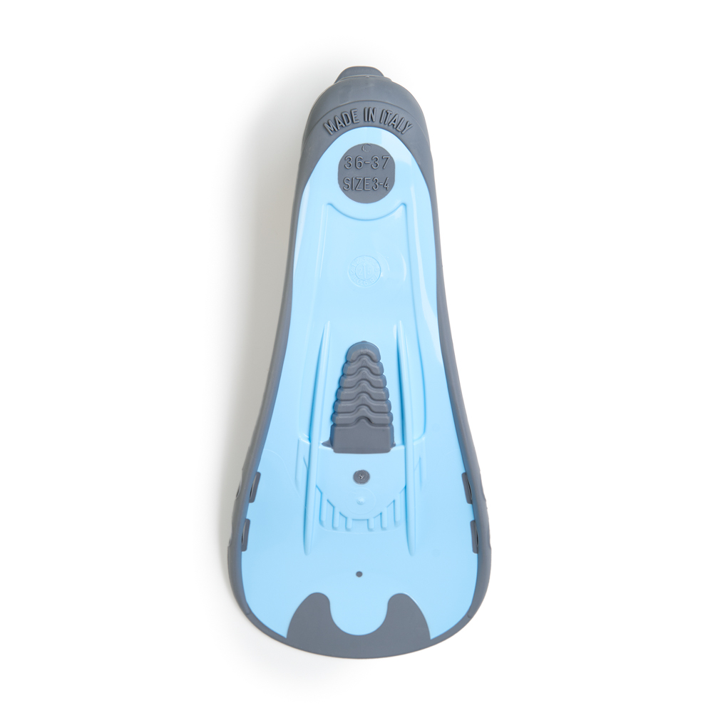 Ласты для бассейна Salvas F5 Fin, BA19136QSSTS,TPR и Technoflex, р.36-37, серо-голубой