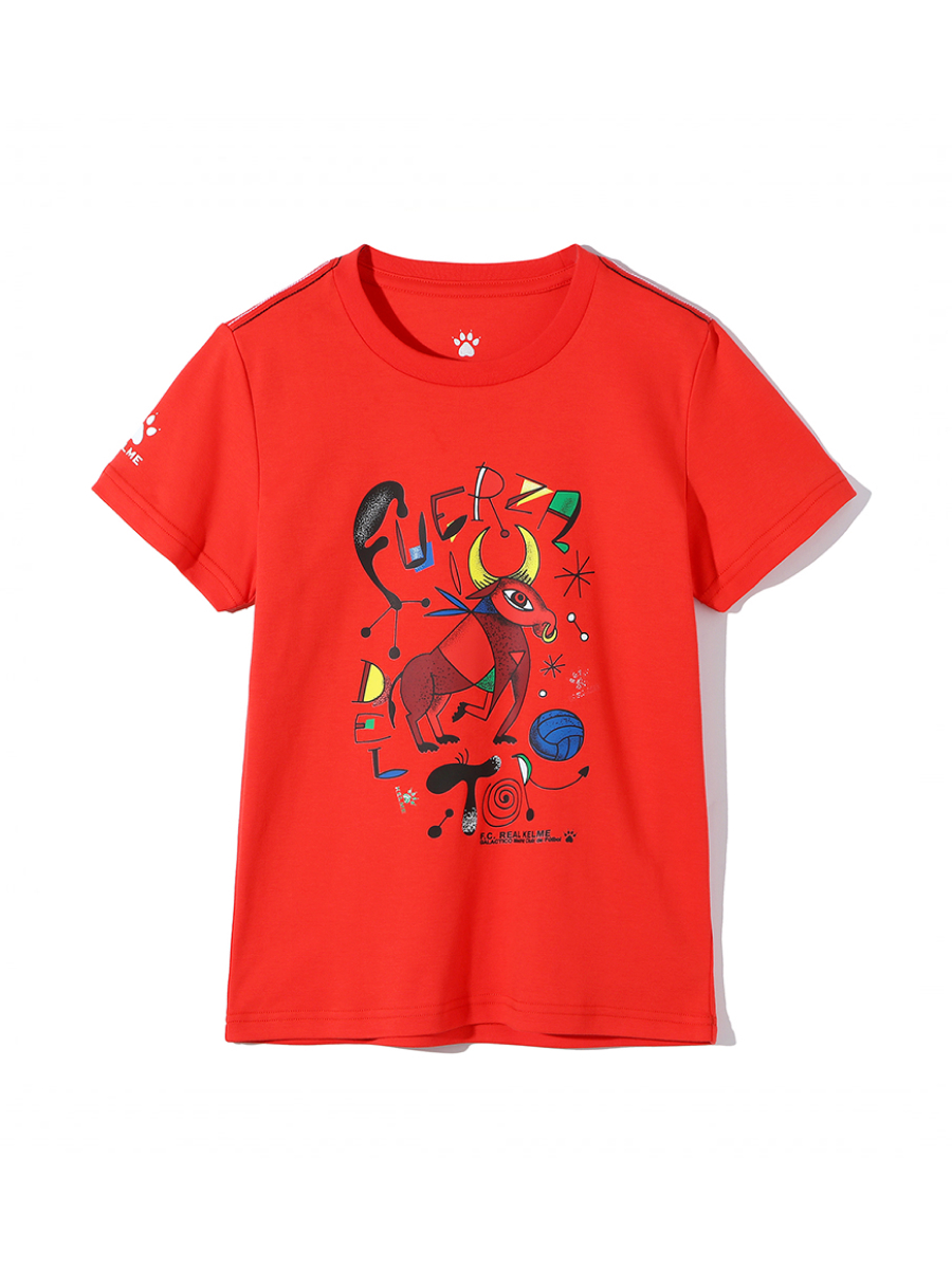 Детская футболка KELME Boys Short Sleeve T-Shirt Red