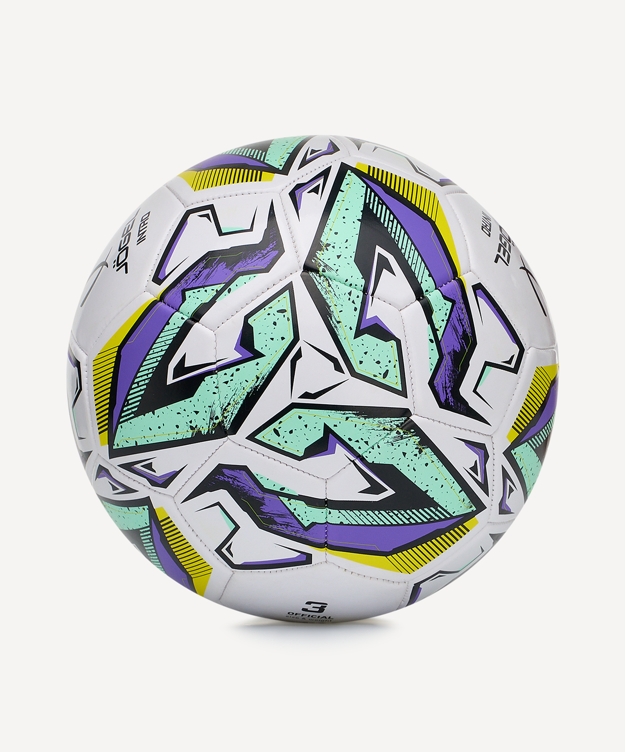 Мяч футбольный JOGEL Intro №3, белый, размер 3