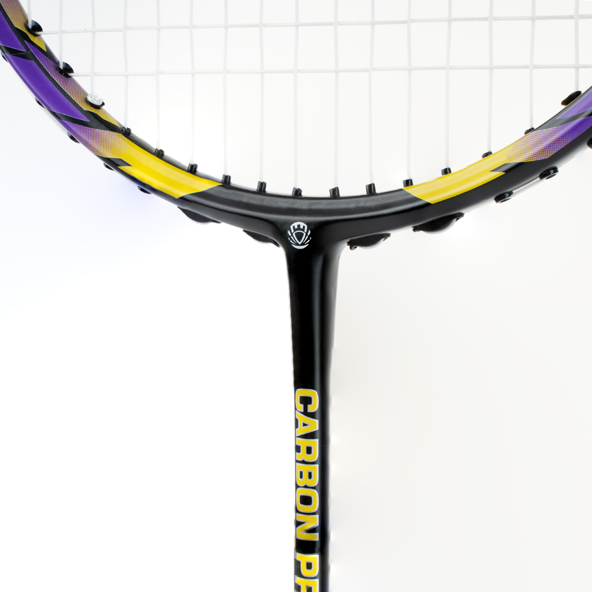 Ракетка бадм. TORRES Carbon PRO6, BD20521,для продв., стерж/обод из карбона,со струнами, фиол