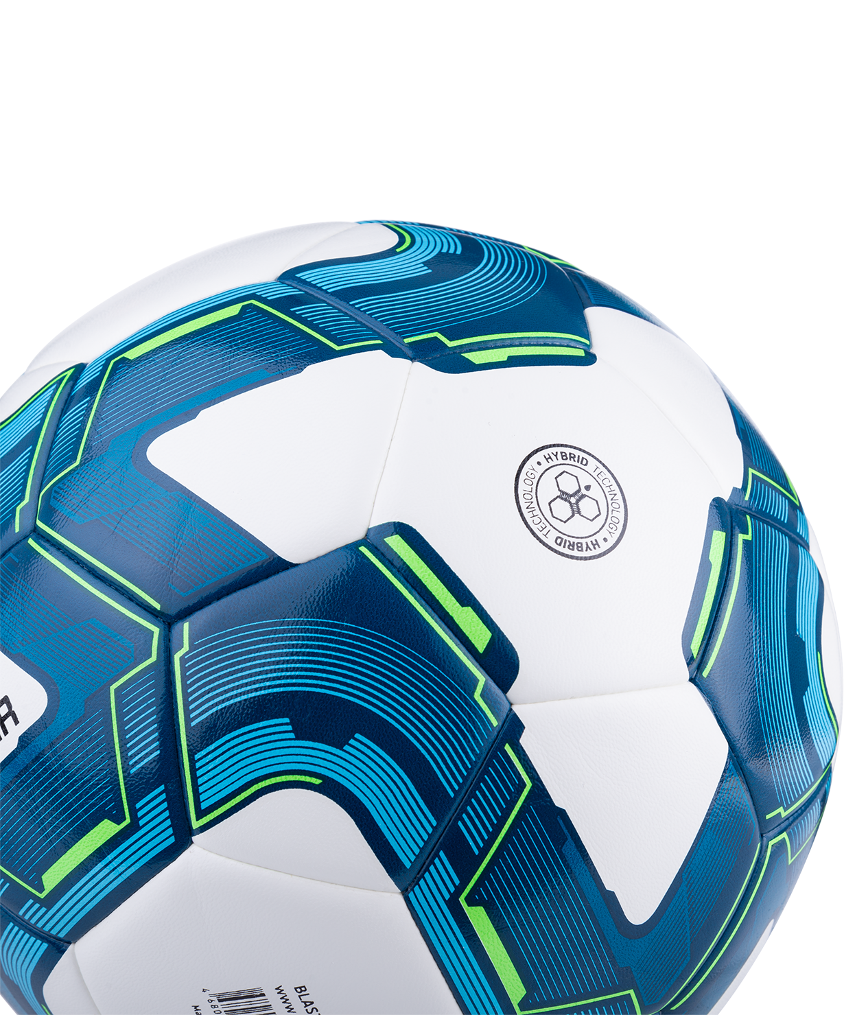 Мяч футзальный JOGEL Blaster №4, белый/синий/голубой, размер 4
