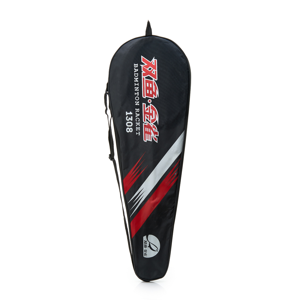 Набор для бадм. DOUBLE FISH JINQUE 1308, для начинающ.,стал. стерж, алюм. обод, со струнами, красный