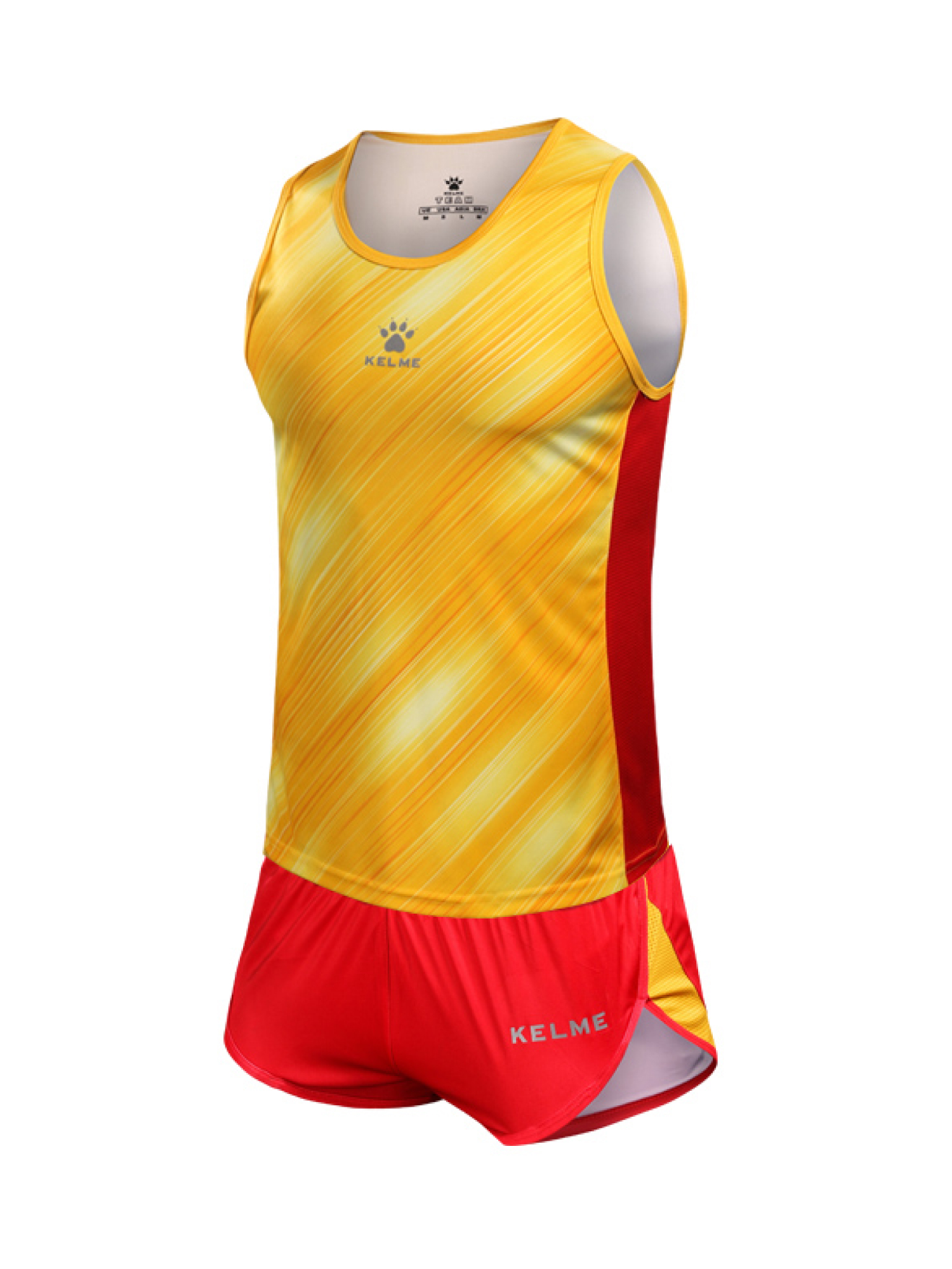 Легкоатлетическая форма KELME Track Suit (Yellow/Red)