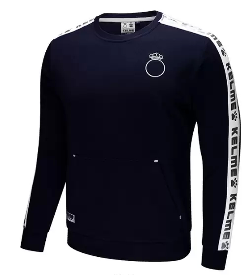 Свитшот KELME Men's Round Neck Sweater Dark Blue