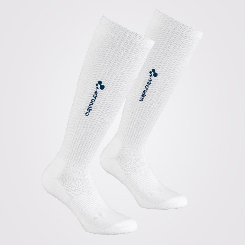 Гольфы волейб. +ADRENALINA Samba 2302-023, р.XL, 48% хлопок, 48%полиамид, 4%эласт, белый