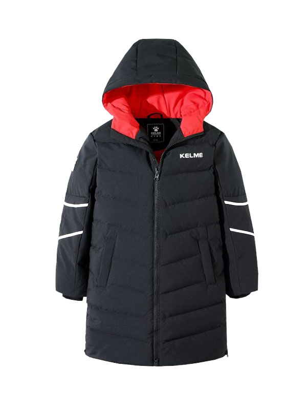 Детский пуховик KELME Boy's Mid-Length Down Jacket Black
