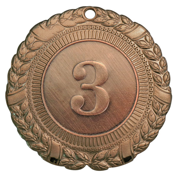 Медаль MZ 28-45/B 3 место (D-45 мм, s-2 мм)
