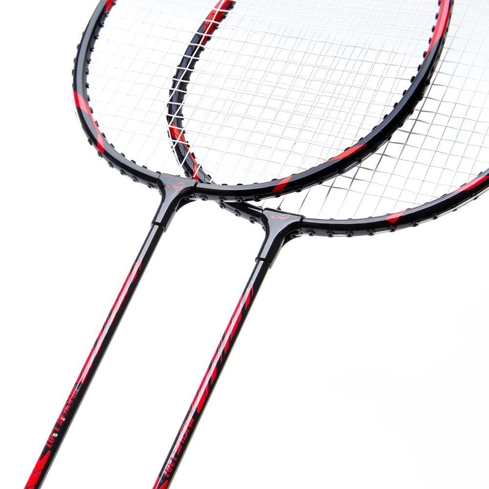 Набор для бадм. DOUBLE FISH JINQUE 1301, для начинающ.,стал. стерж, алюм. обод, со струнами, черный