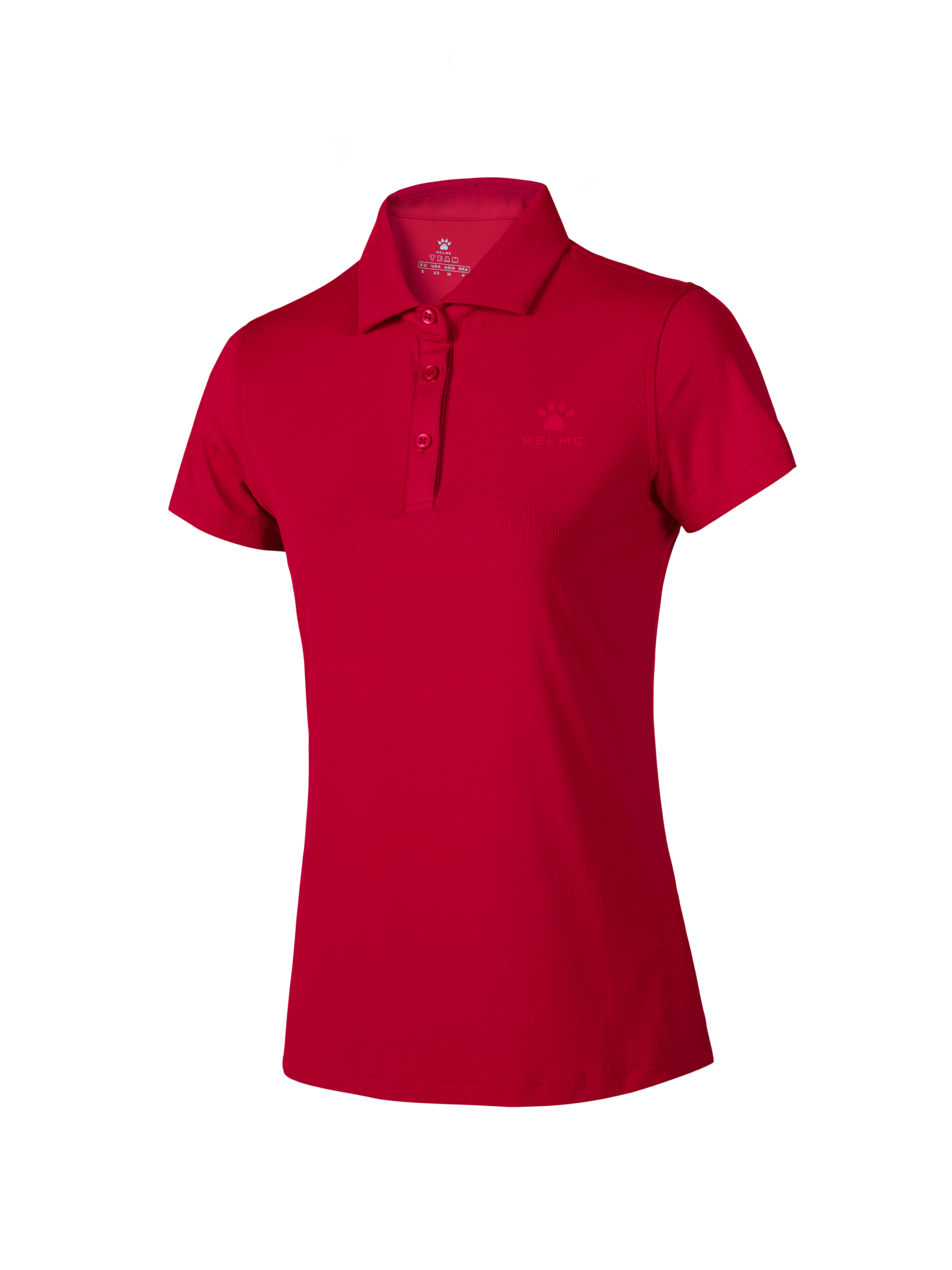 Футболка-поло KELME Women's Short Sleeve Polo Shirt Red