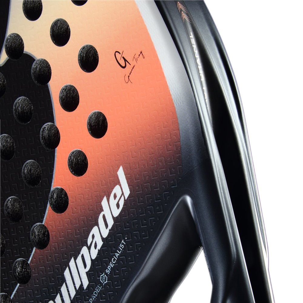 Ракетка для падела BULLPADEL Elite Women 2026, 494406,для начинающих, стекловолокно,бело-черно-оранж