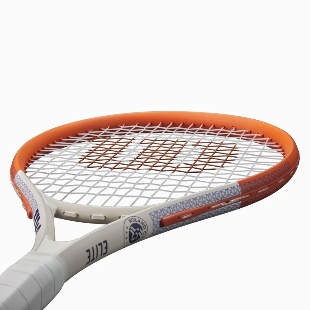Ракетка б/т Wilson Roland Garros Elite Gr3, WR168410U3, алюм, со струнами, оранжево-бежевый