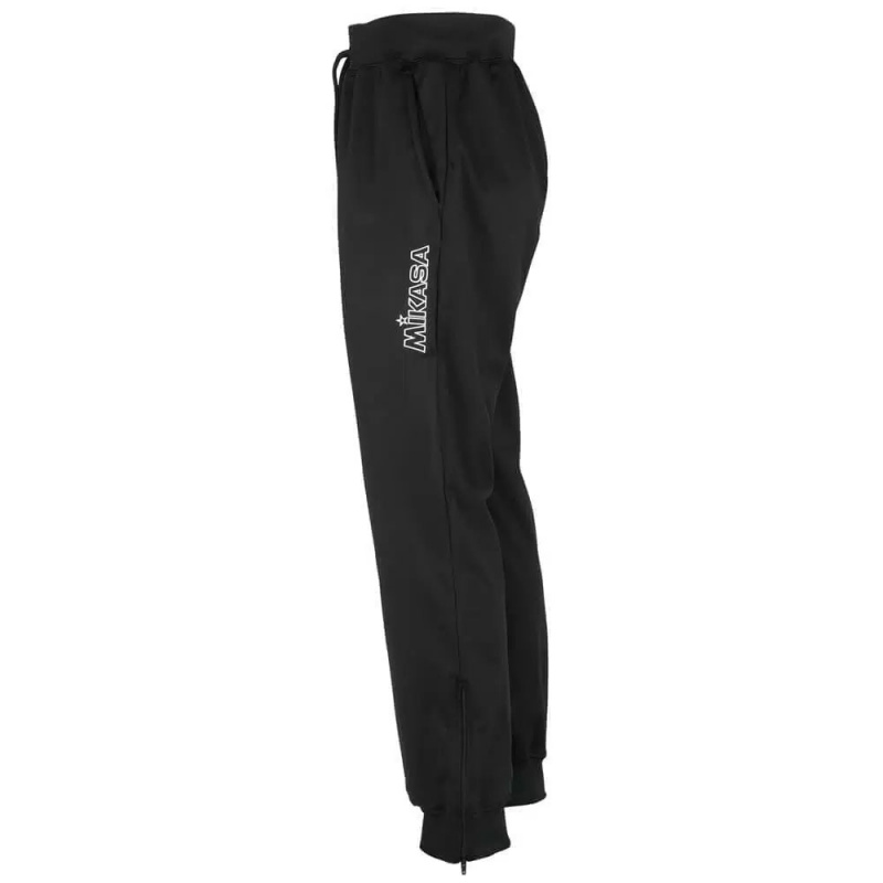 Брюки трен. муж. MIKASA MT701-049-2XS, р.2XS, 100% полиэстер, черный