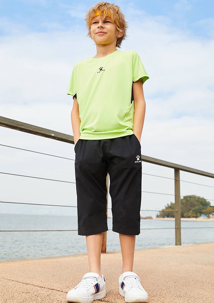 Детская футболка KELME Running Short Sleeve T-Shirt Kid Pistachio