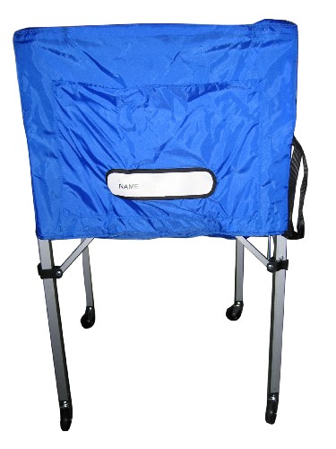 Тележка для вол. мячей GALA, 2331082/XX41009, 25-30 шт, дл.67см, гл.45 см, выс.103 см, бел-син