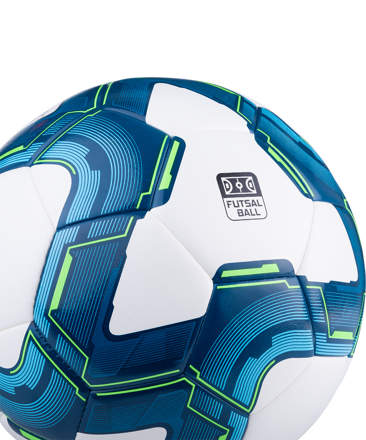 Мяч футзальный JOGEL Blaster №4, белый/синий/голубой, размер 4