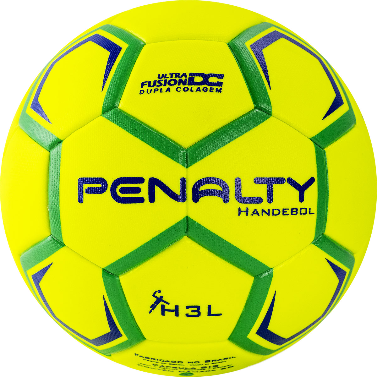 Мяч ганд. PENALTY HANDEBOL H3L ULTRA FUSION X, 5203632600-U, р.3, PU, термосшивка, жел