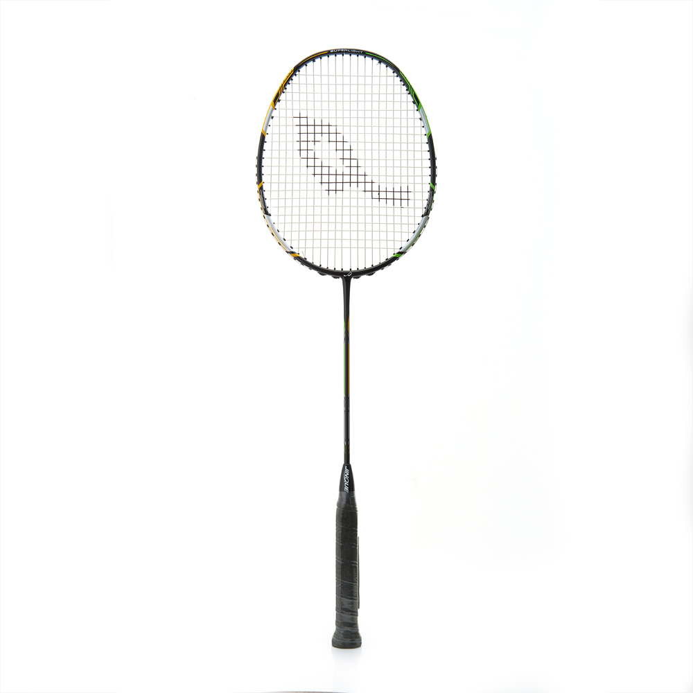 Ракетка для бадм. DOUBLE FISH JINQUE QT-1603, для продвинутых,графит со струнам,литой,черный