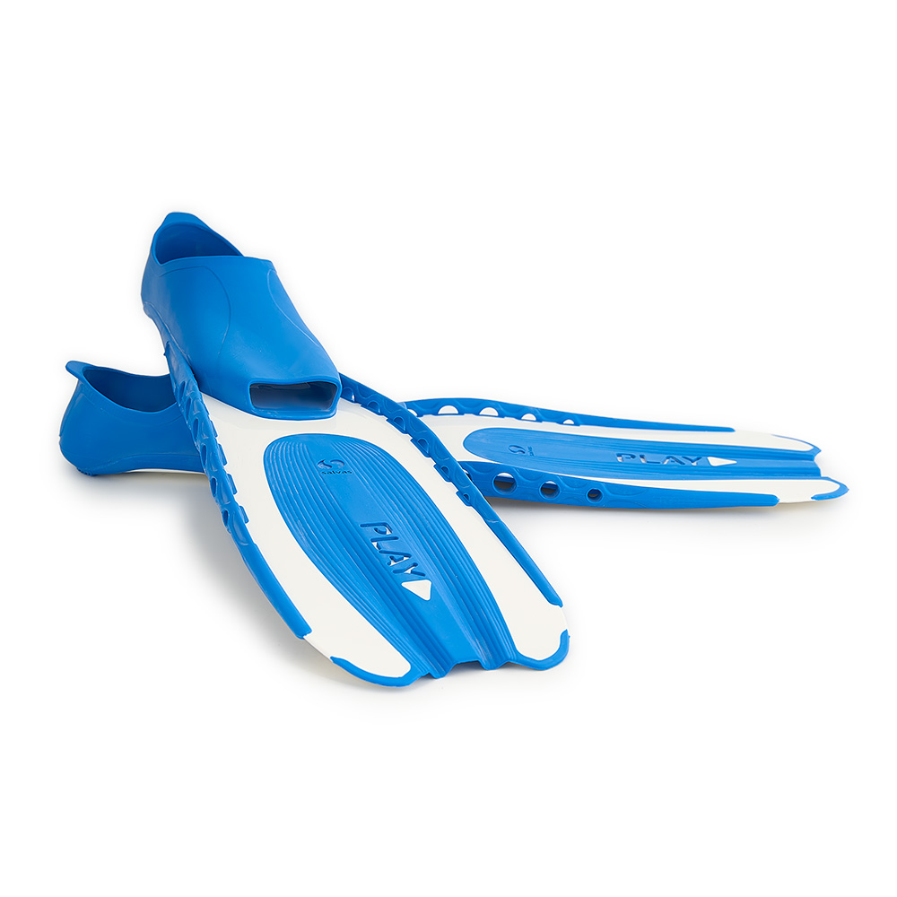 Ласты для плав. Salvas Play Fin, BA12936WBSTS,TPR и Technoflex, р.36-37, голубой