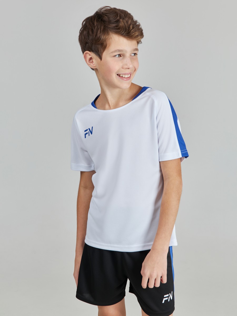 Детская футбольная форма FN Football Set Kid Kid (White/Black)
