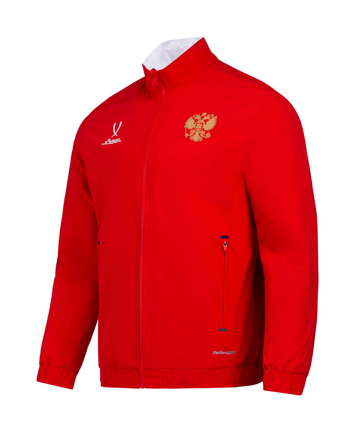 Куртка спортивная JOGEL NATIONAL ANTHEM PerFormDRY Jacket, красный/белый