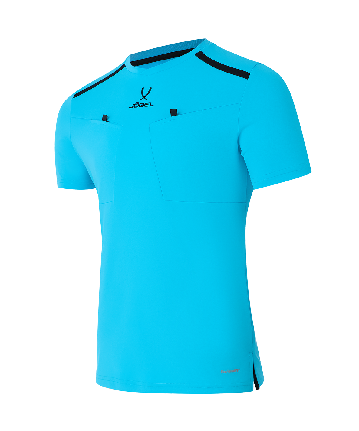 Футболка судейская JOGEL DIVISION PerFormDRY Referee Tee, голубой