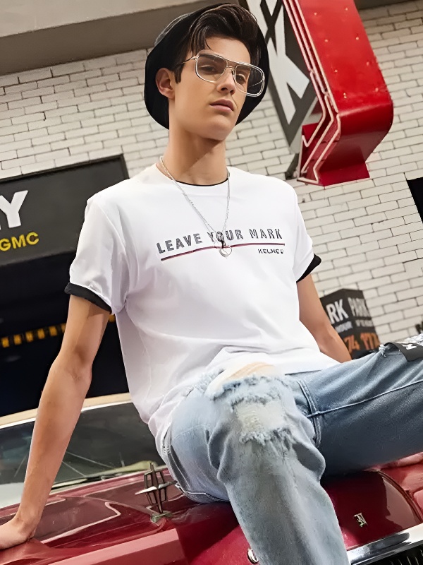 Футболка KELME Round Neck T-Shirt White