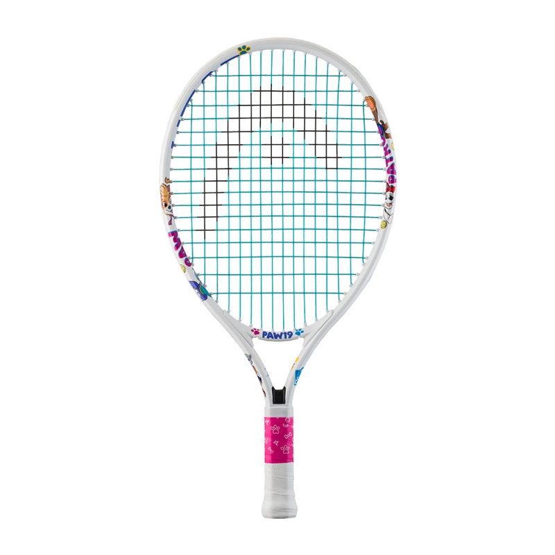 Ракетка б/т дет.HEAD Paw 19 Gr05, 232315, для детей 2-4 лет, алюминий, со струнами, белый